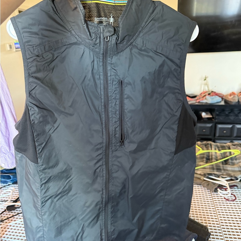 Smartwool Black Sleeveless Zip-Up Vest